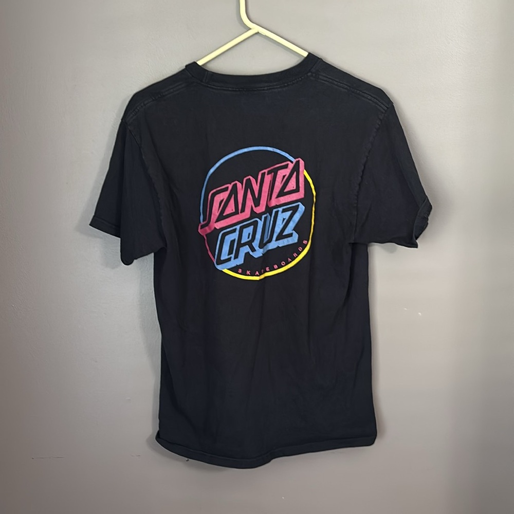Santa Cruz Skateboards Black Short Sleeve Tee - Picture 3 of 3